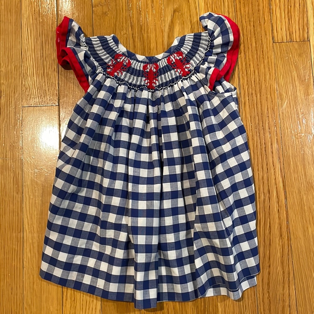 Baby girl smocked dress